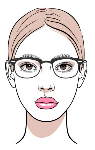 Frames for Diamond Faces Frames for Diamond-Shaped Faces