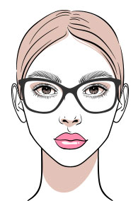 Right Frame for Heart-Shaped Faces Frame for Heart Faces